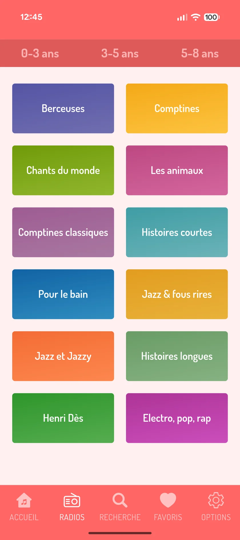 L’appli munki sur une tablette